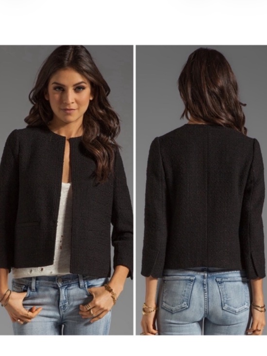 Vince Jackets & Blazers - Vince boucle blazer black